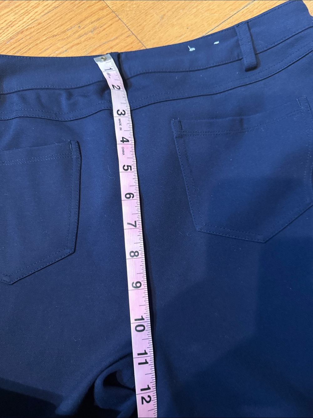 crown & ivy Navy 10p women’s ' Slim Stretch Pants - Picture 11 of 11